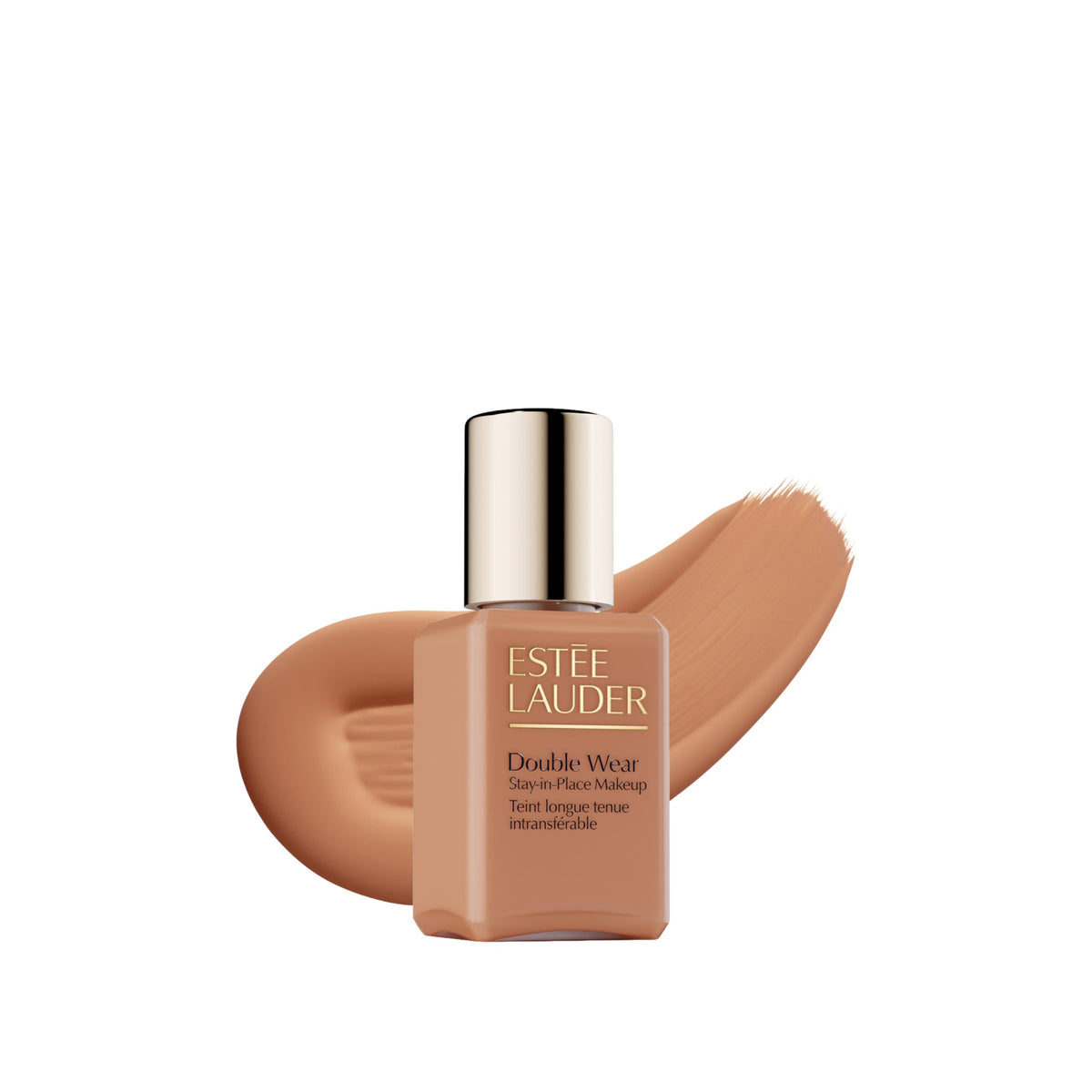 Fond de Teint Estée Lauder Double Wear Mini 5W2 Caramel Riche face avant