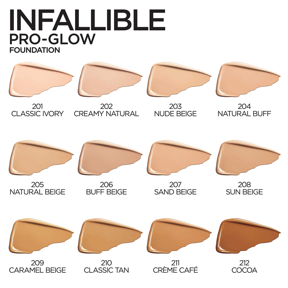 Fond de Teint Infallible Pro Glow L'Oreal Paris avec son packaging