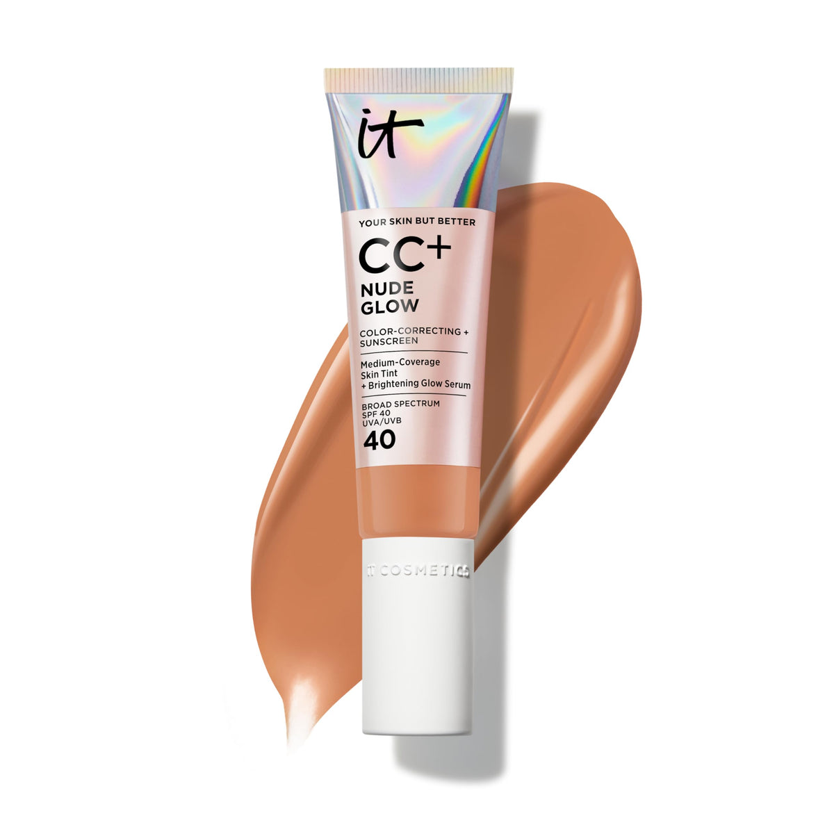 Fond de teint IT Cosmetics CC+ Nude Glow 1,08 fl oz vue de face