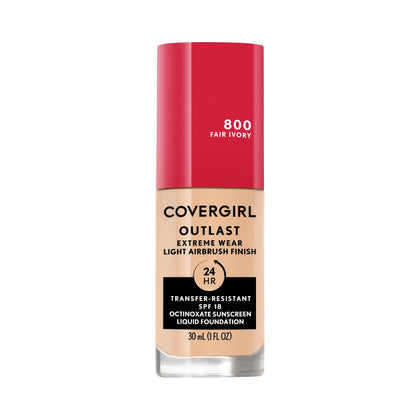Fond de Teint Liquide 3-en-1 COVERGIRL Ivoire Clair vue de face