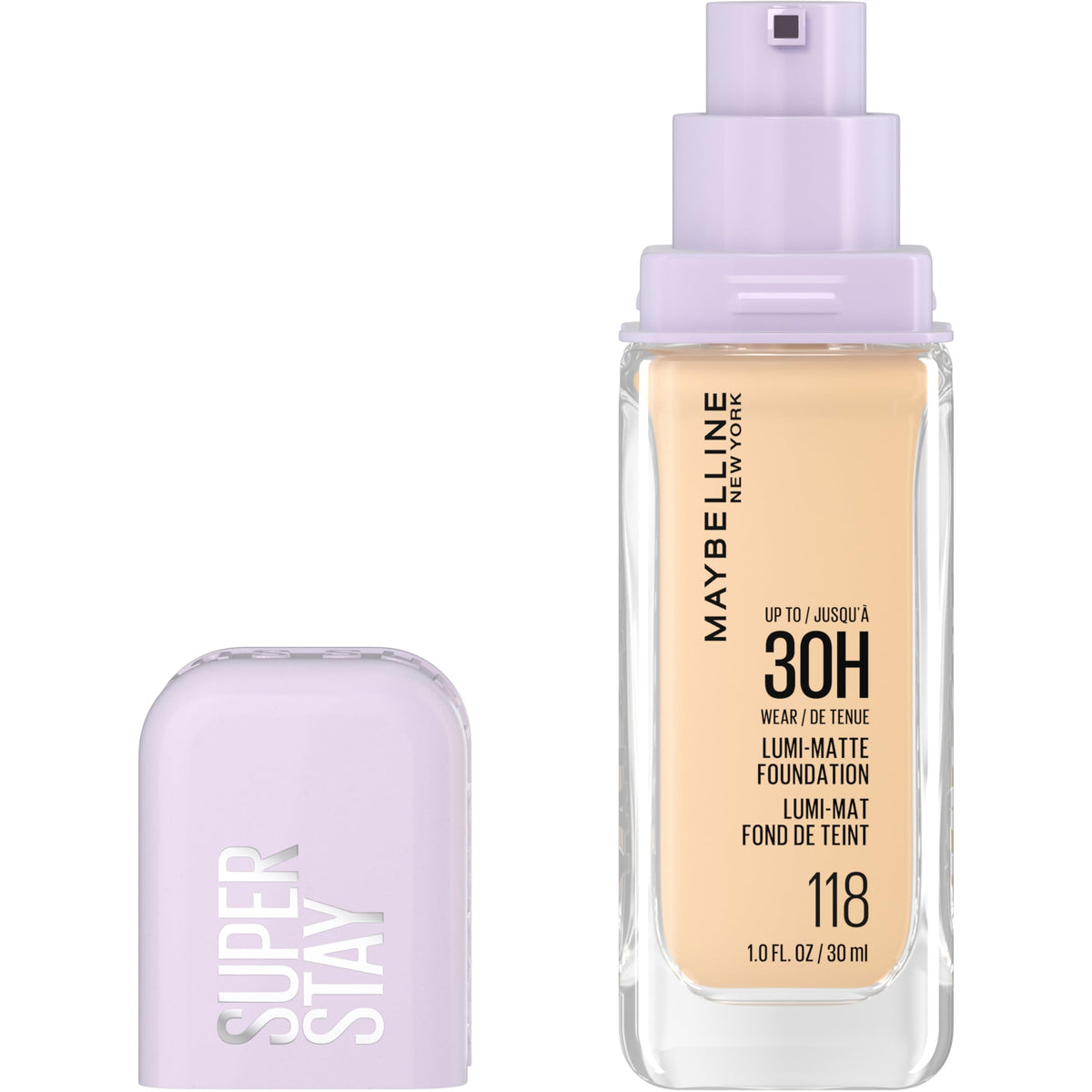 Fond de teint MAYBELLINE Super Stay Lumi-Matte 30H 125 vue avant