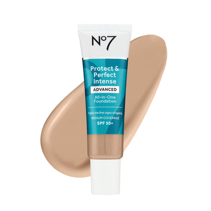 Fond de teint No7 Protect & Perfect Cool Ivory 30ml vue de face