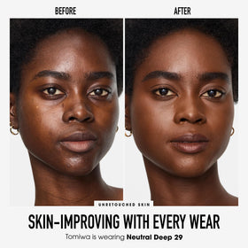 Fond de teint poudre libre bareMinerals 18g avec capuchon ouvert