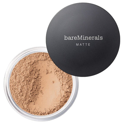 Fond de teint poudré mat bareMinerals 12 Beige Moyen vue avant