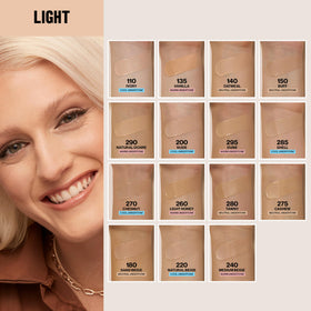 Fond de teint REVLON ColorStay 140 Avoine texture sur le dos de la main