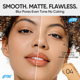 Fond de teint SKINTIFIC 04 Beige avec applicateur double face