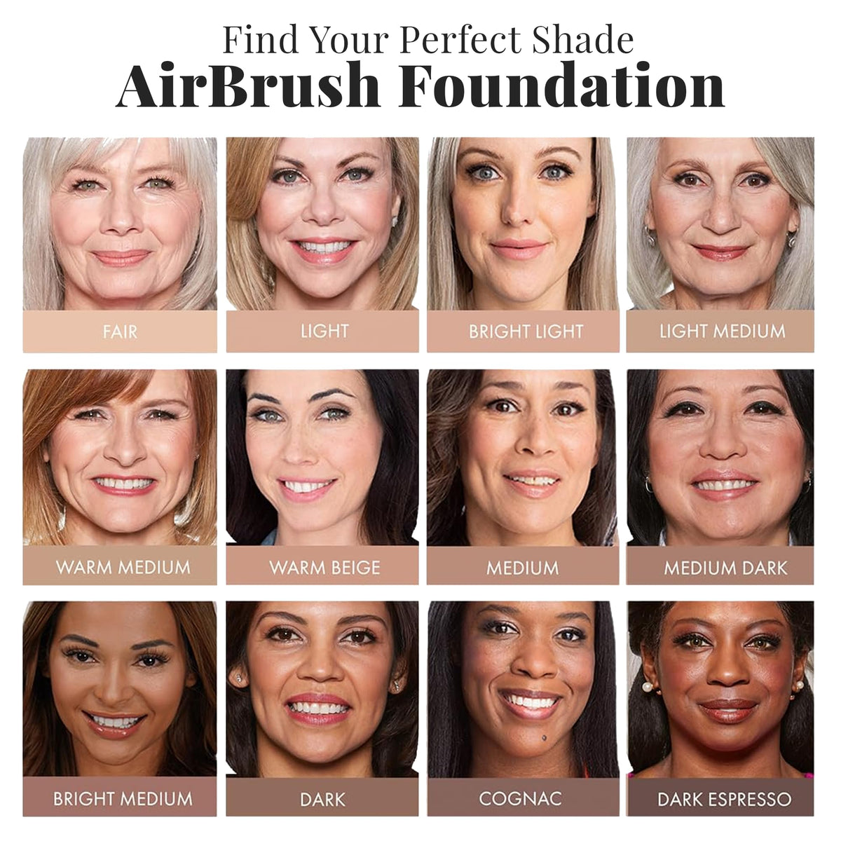 Fond de teint vaporisateur Jerome Alexander Dark Espresso avec texture légère