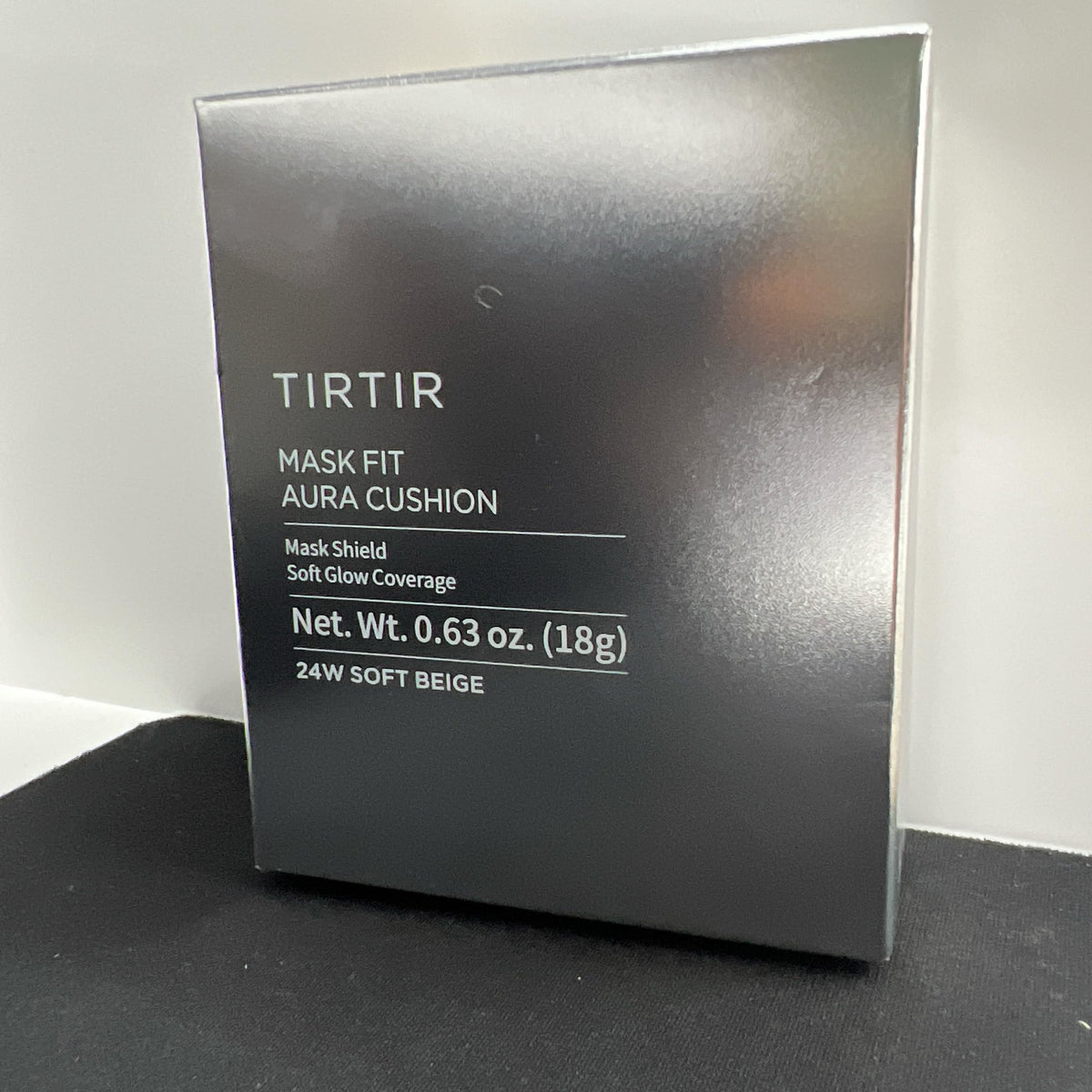Fondation TIRTIR Aura Silver Cushion 24W Soft Beige en usage quotidien