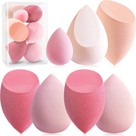 Foonbe ensemble d'éponges de maquillage 7 pièces en couleurs variées