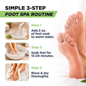 FOOT Bain de Pieds à l'Huile d'Arbre à Thé, utilisation dans un bain