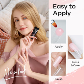 Formes duales et outils du kit modelones pour ongles