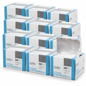 ForPro Feuilles de Foil Embossées 500ct vue avant dans l'emballage