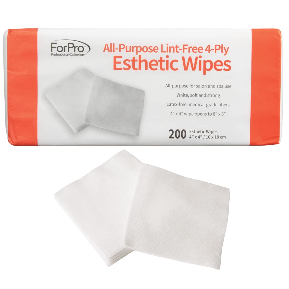 ForPro Lingettes Esthétiques 200ct en utilisation dans un salon