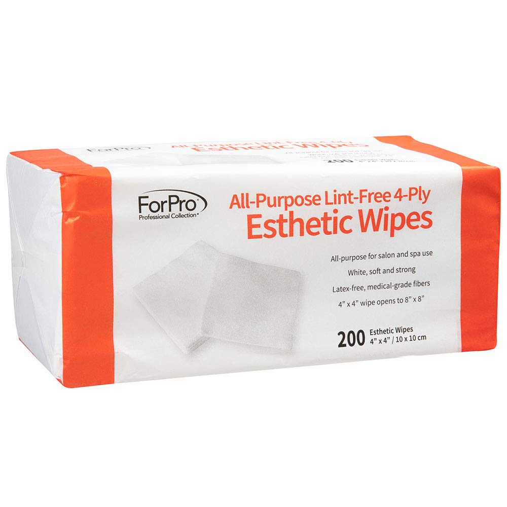 ForPro Lingettes Esthétiques 4-ply avec texture douce