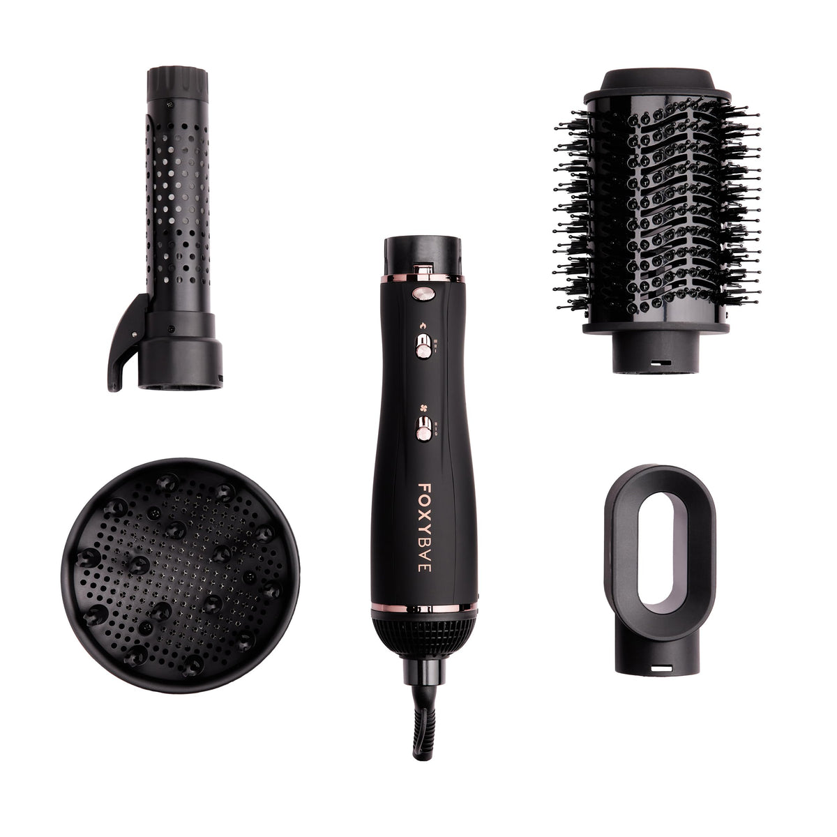 FoxyBae Super Styler 4-en-1 avec tête de séchage et accessoires