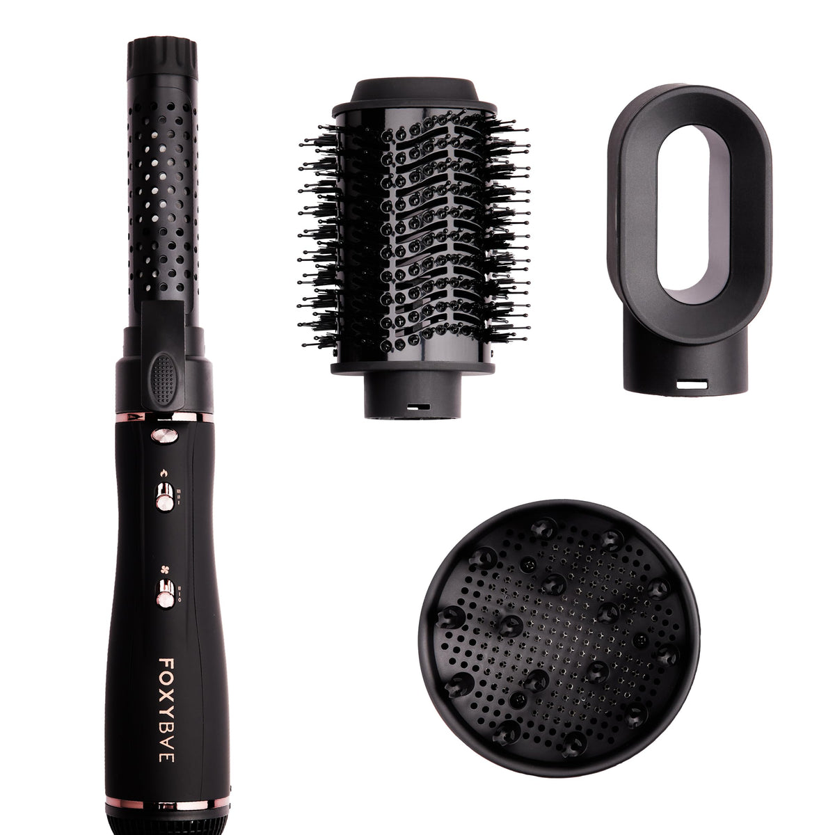 FoxyBae Super Styler avec tête de brosse de finition