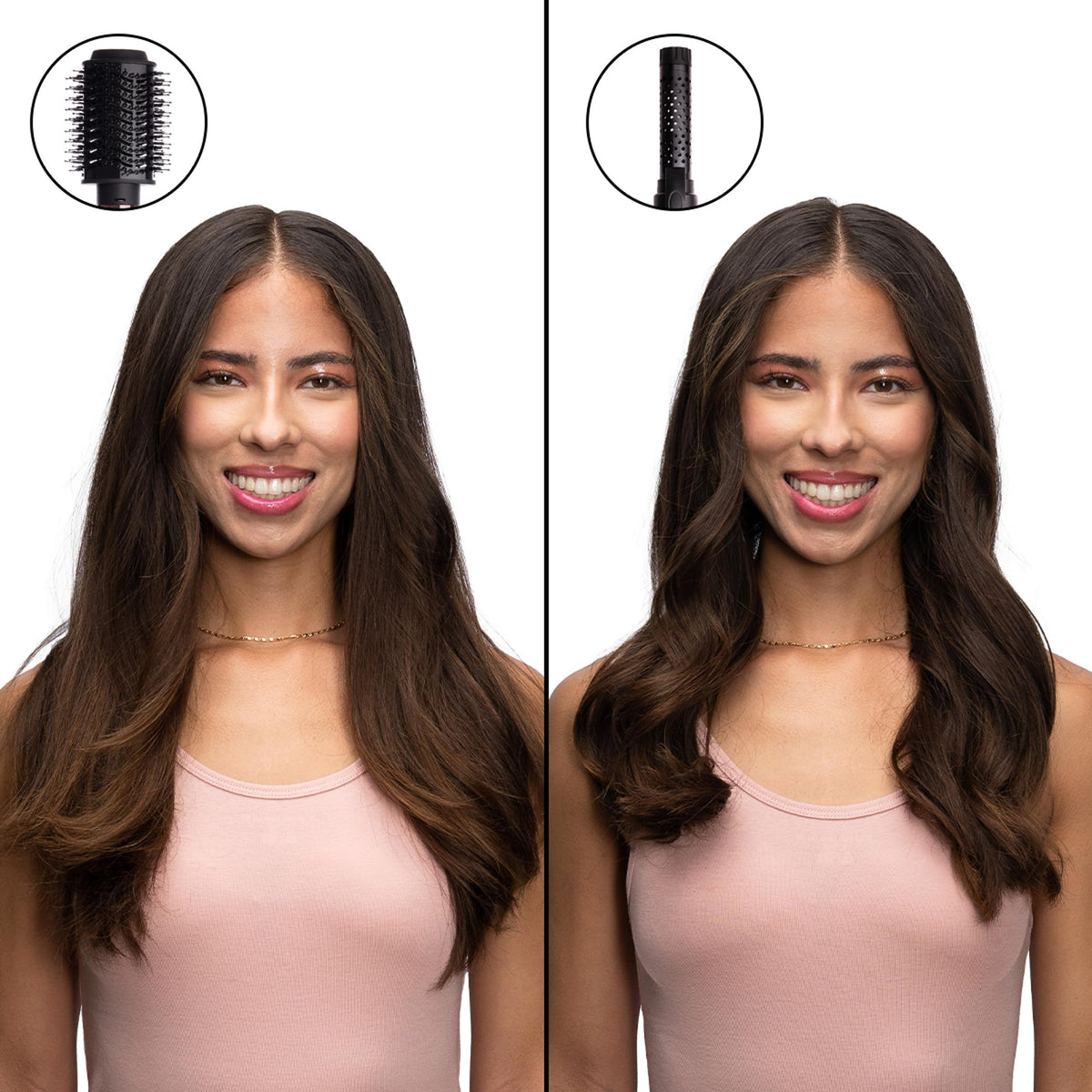 FoxyBae Super Styler en utilisation pour lisser les cheveux