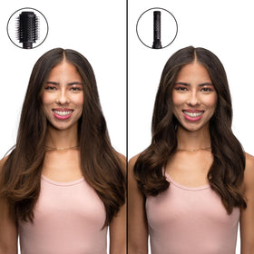 FoxyBae Super Styler en utilisation pour lisser les cheveux