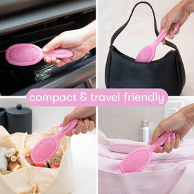FRAMAR Mini Brosse à Cheveux Démêlante dans un sac à main