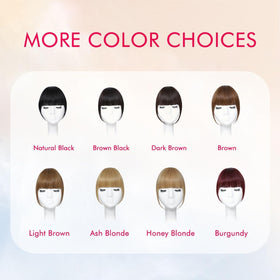 Franges ELEFOCUS en cheveux humains montrant leur texture douce
