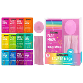 Freeman Love to Mask Kit 14 pièces avec bandeau et gommage visage