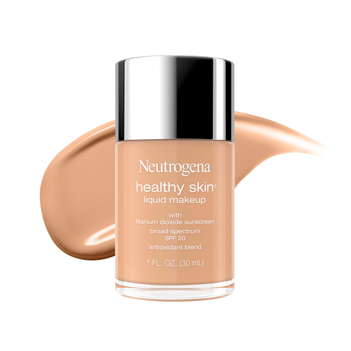 Front view of Neutrogena Healthy Skin Liquid Foundation SPF 20