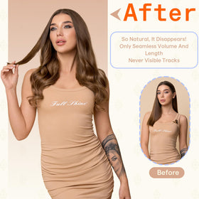 Fshine extensions cheveux humains tape-in en paquet