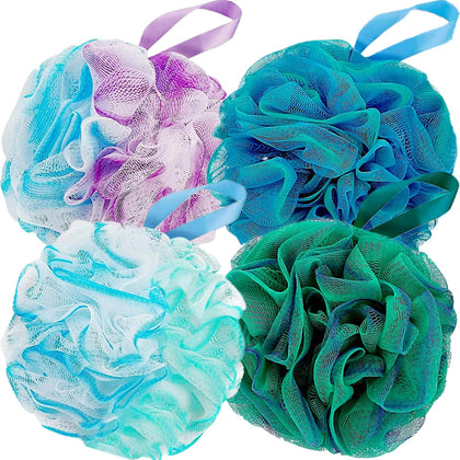 Fu Store éponge de douche luffa multicolore vue de face