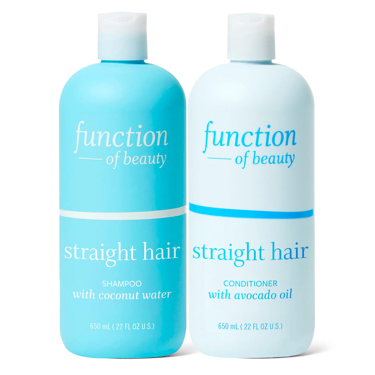 Function of Beauty Shampoo et Après-Shampooing Cheveux Lisses XL Set, vue avant