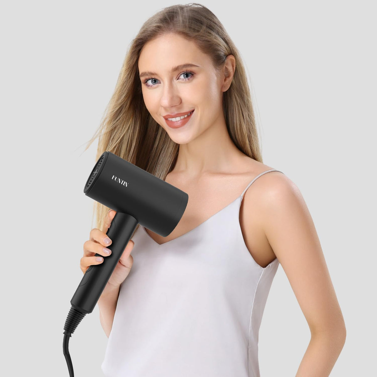 FUNTIN Sèche-Cheveux 1800W avec réglage de température