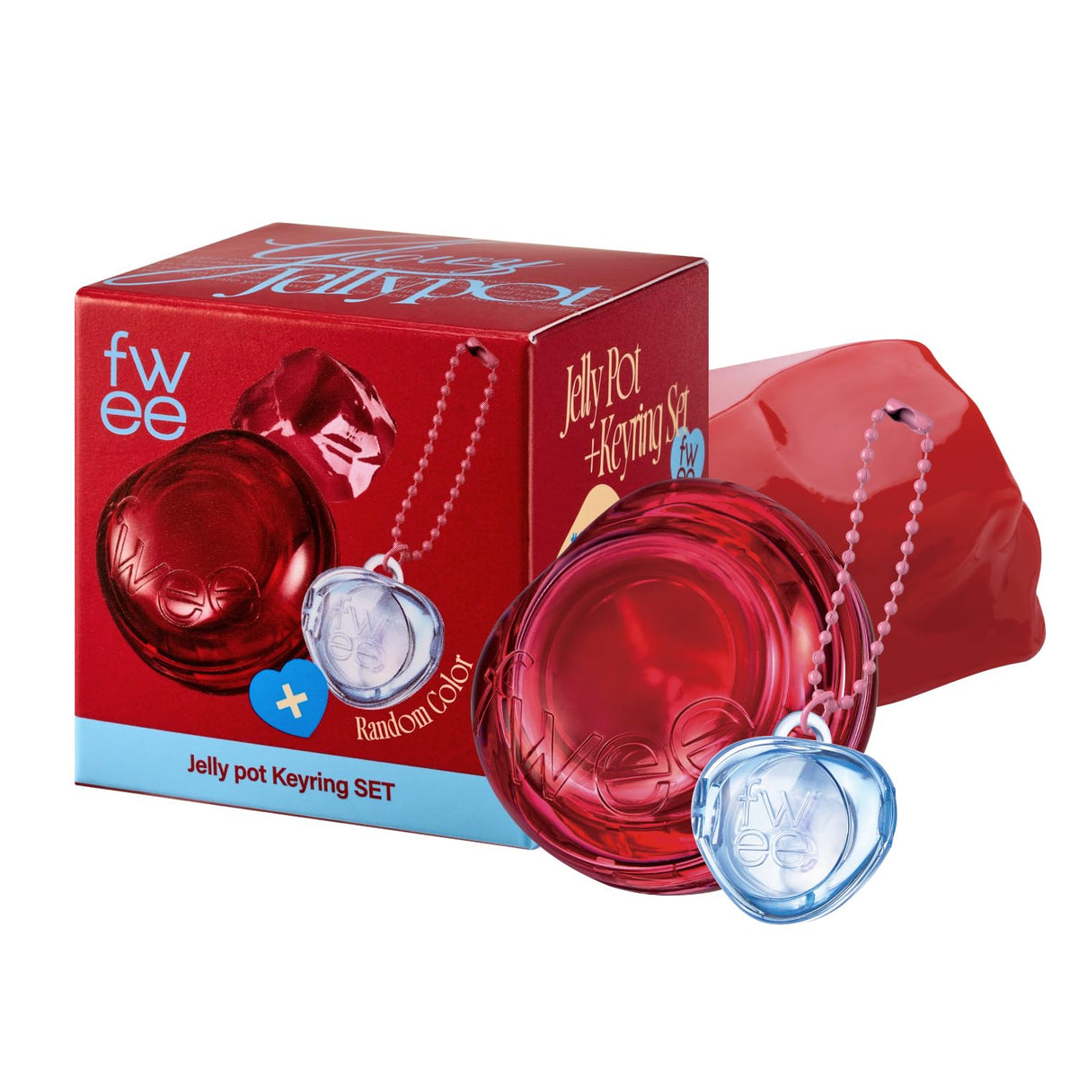 fwee Glowy Jelly Pot Honey Peach vue avant