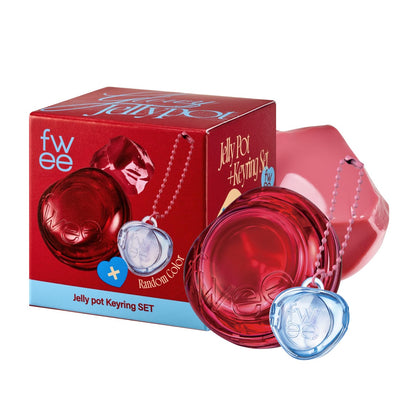 fwee Glowy Jelly Pot Mellow Mango vue de face avec texture jelly