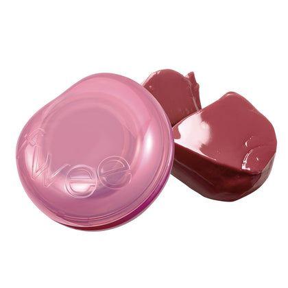 fwee Glowy Jelly Pot Rosy Glaze vue avant avec texture jelly