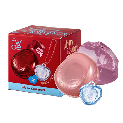 fwee Glowy Jelly Pot Set vue de face avec teinte lavande