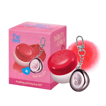 fwee Pudding Pot Blush D-day Neon Red front view