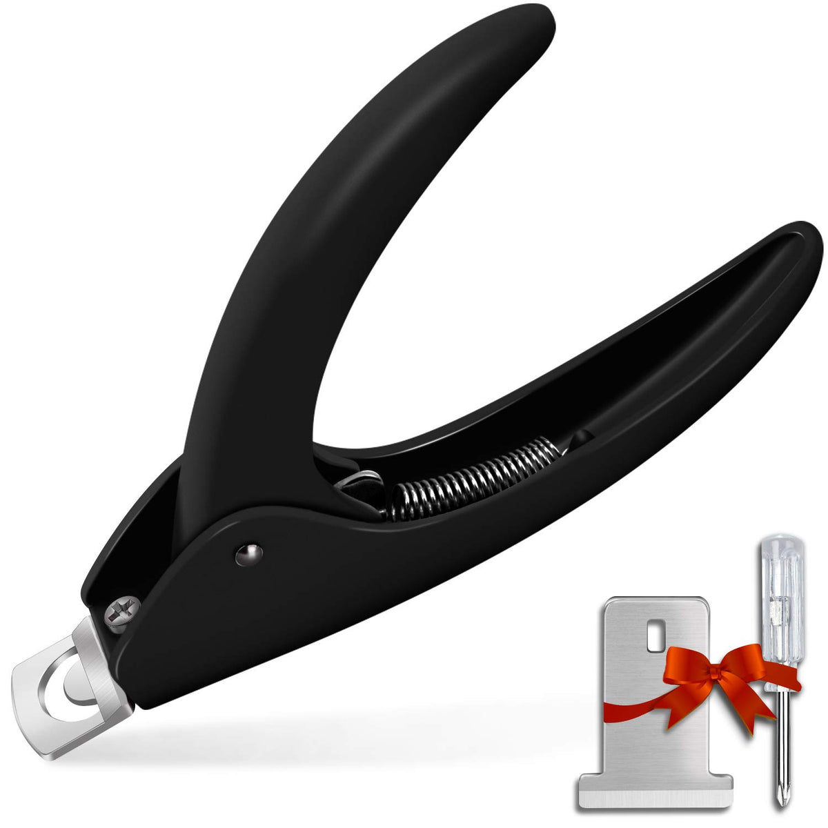 GA&EN coupe-ongles réglable noir vue avant