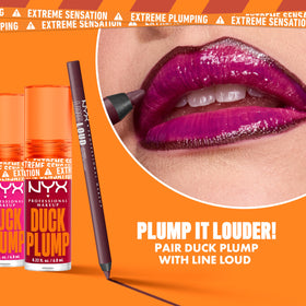 Gamme de couleurs des crayons à lèvres NYX Line Loud