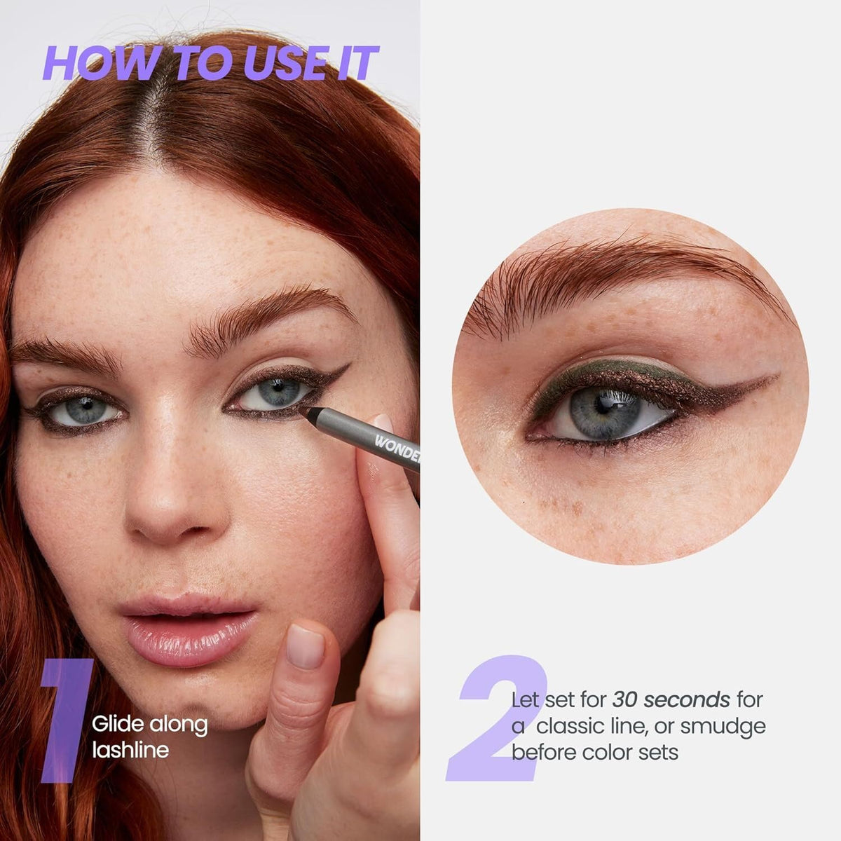 Gamme de couleurs du crayon eyeliner Wonderskin