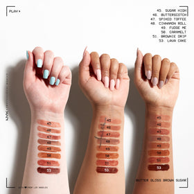 Gamme de produits NYX incluant le gloss à lèvres