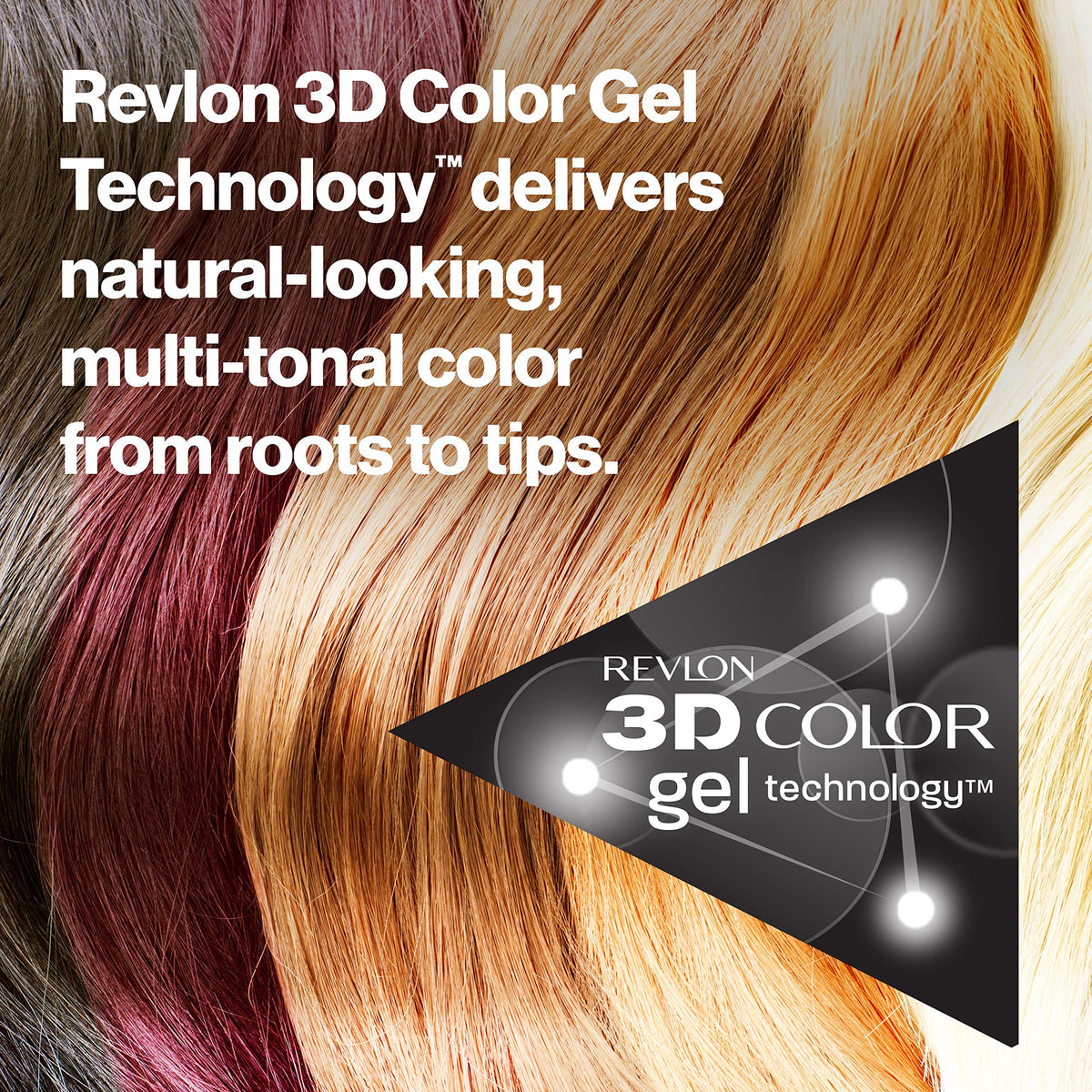 Gamme de teintes disponibles de REVLON ColorSilk