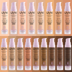 Gamme de teintes du Sérum Concealer NYX