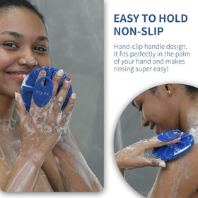 Gant de Bain en Silicone BEAUTAIL avec clip de suspension