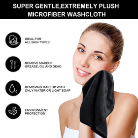 Gant de démaquillage SINLAND dans un environnement de salle de bain