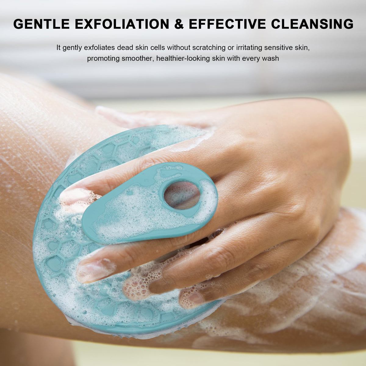 Gant de douche INNERNEED avec texture antidérapante