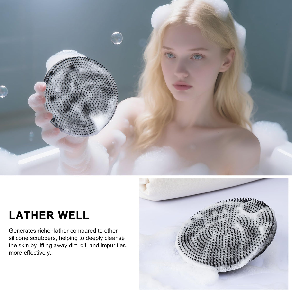 Gant de douche INNERNEED suspendu pour un séchage pratique