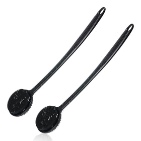 Gant de douche VWMYQ double face en silicone avec tête de brosse