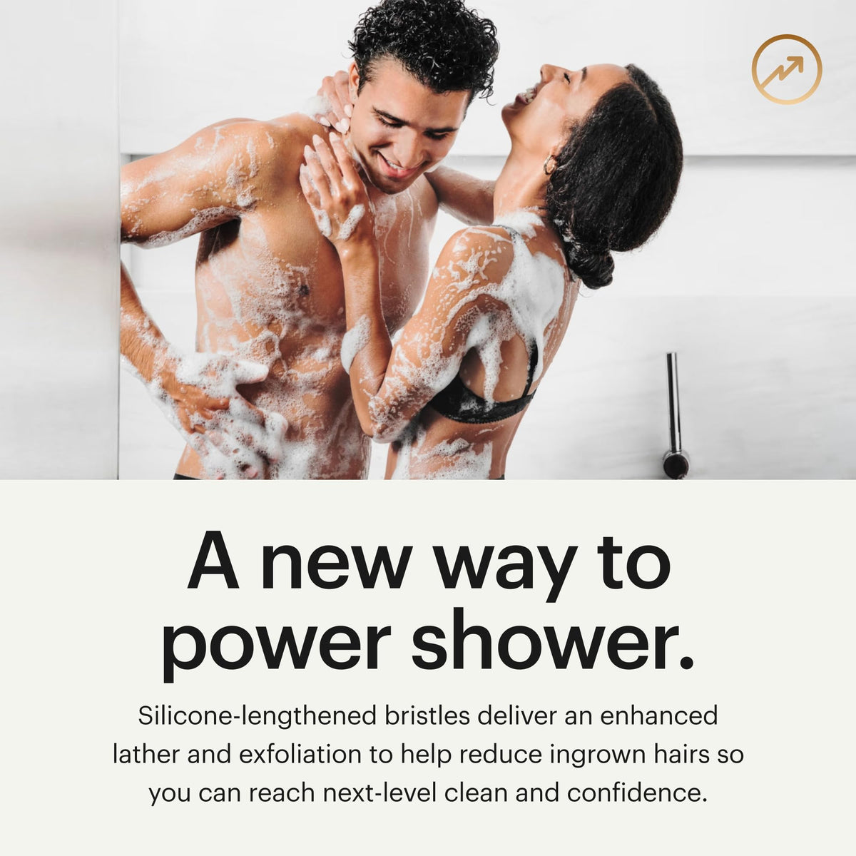 Gant de gommage MANSCAPED The Body Buffer avec poignée ergonomique