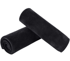 Gant de toilette en microfibre SINLAND de couleur blanche, vue de face