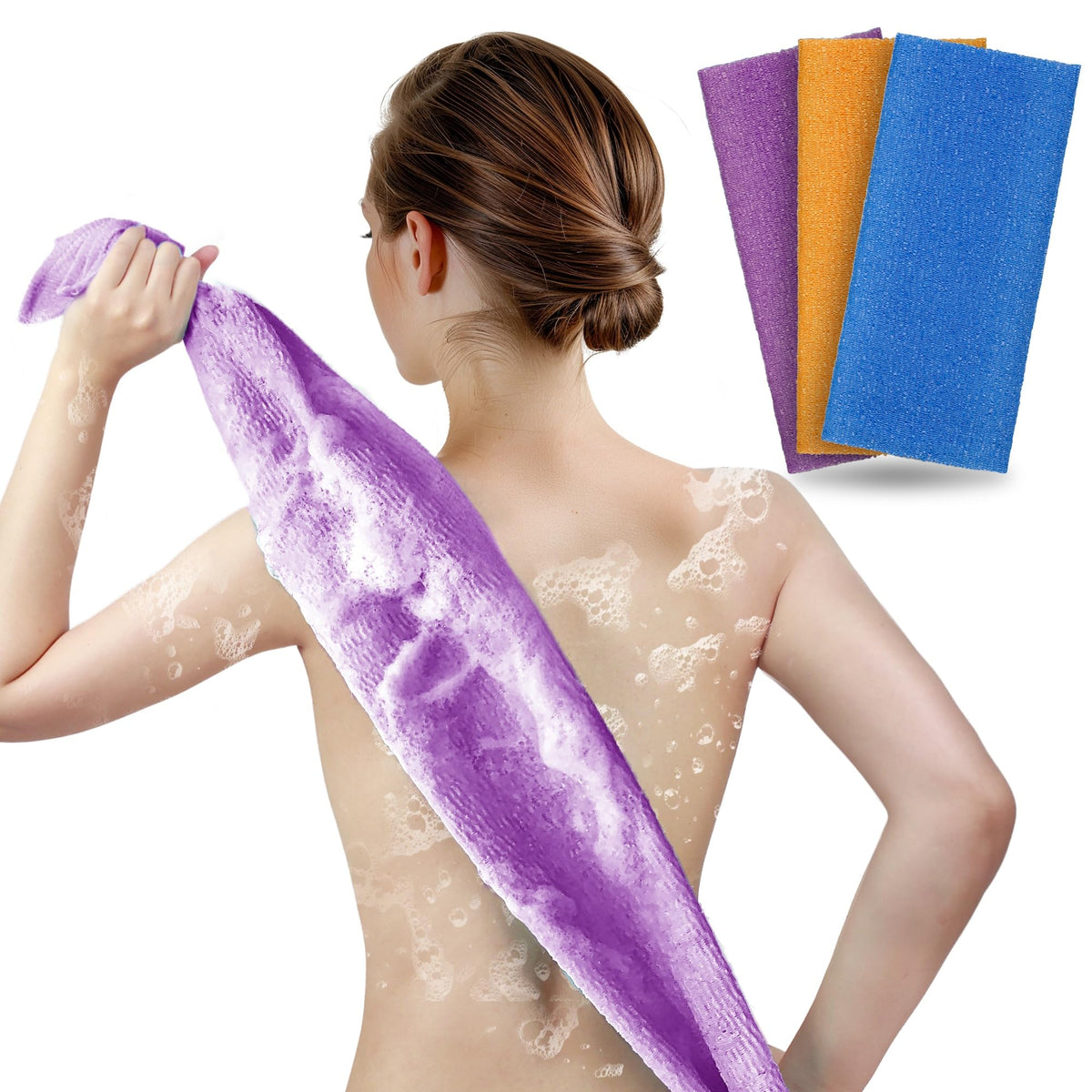 Gant exfoliant ARCH&M 35 pouces vue avant