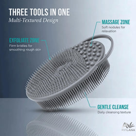 Gant exfoliant Avilana avec brins fermes pour exfoliation